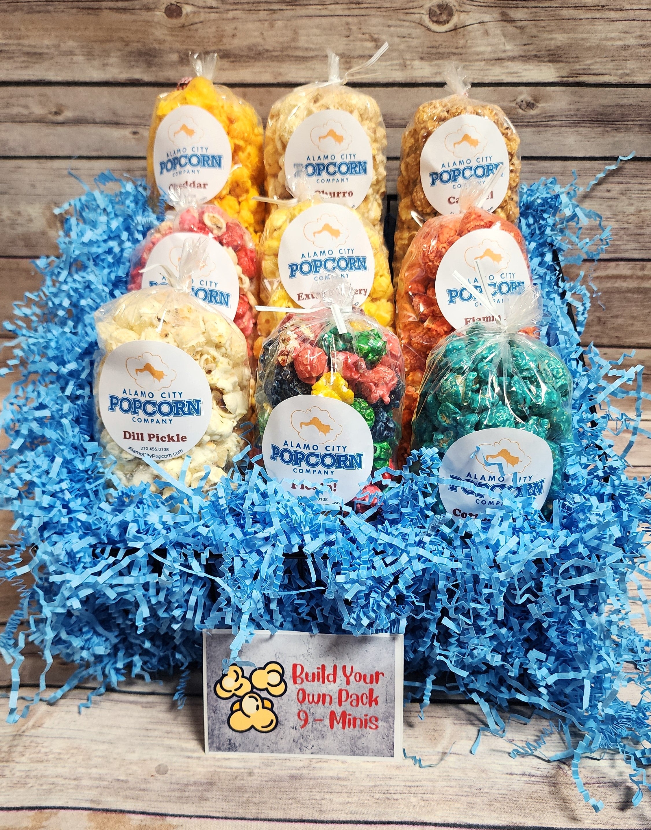 Build Your Own Pack - Mini | Snack on Flavor - Alamo City Popcorn