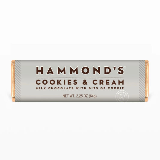 Hammond's Cookies & Cream- Milk Chocolate Bar