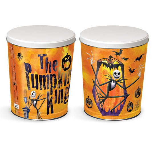 Halloween Pumpkin King Popcorn Tins 3 Galloon