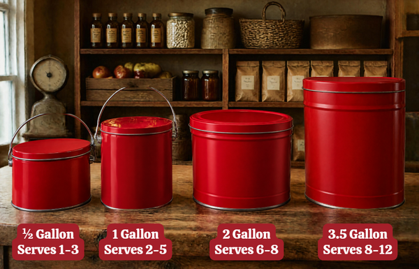 1 Gallon Tins