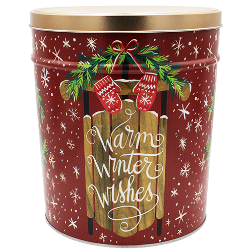 Holiday Choose Your Favorites - 3.5 Gallon Popcorn Tin