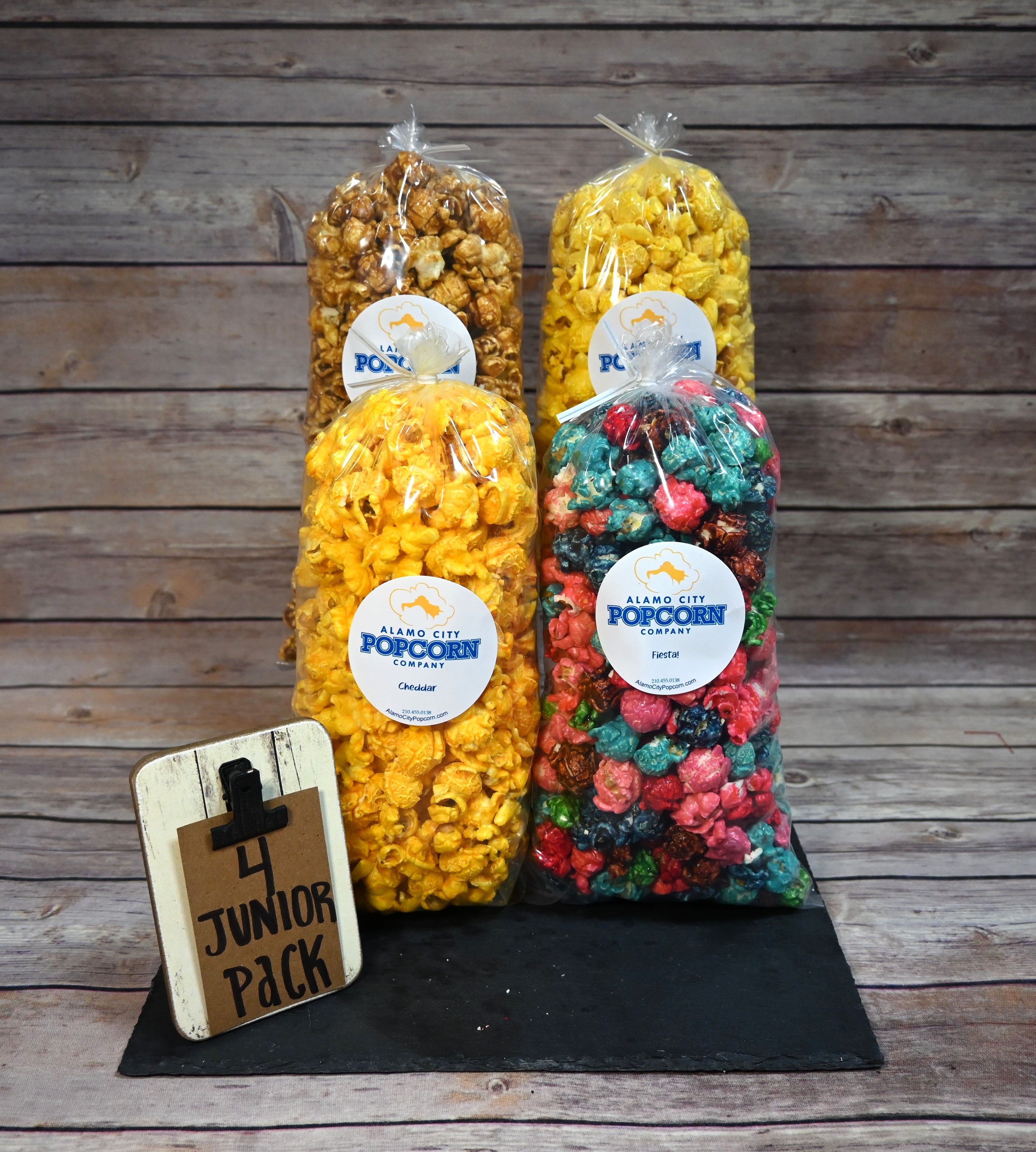 Buy Four-Popcorn Pack Special Junior Size in San Antonio, Texas