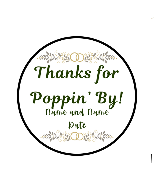 Wedding Popcorn Party Favor Packs