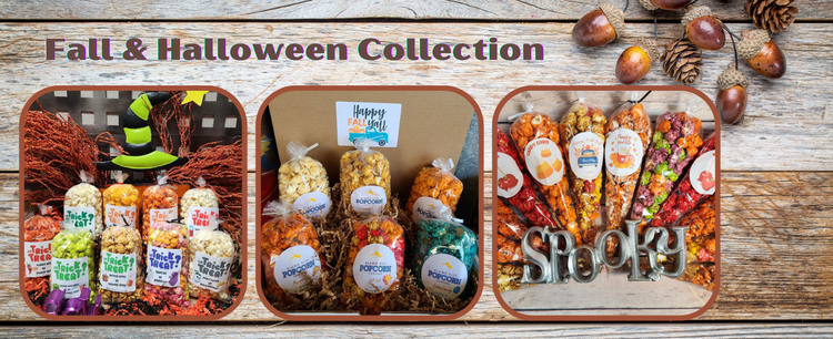 Fall & Halloween Popcorn Banner