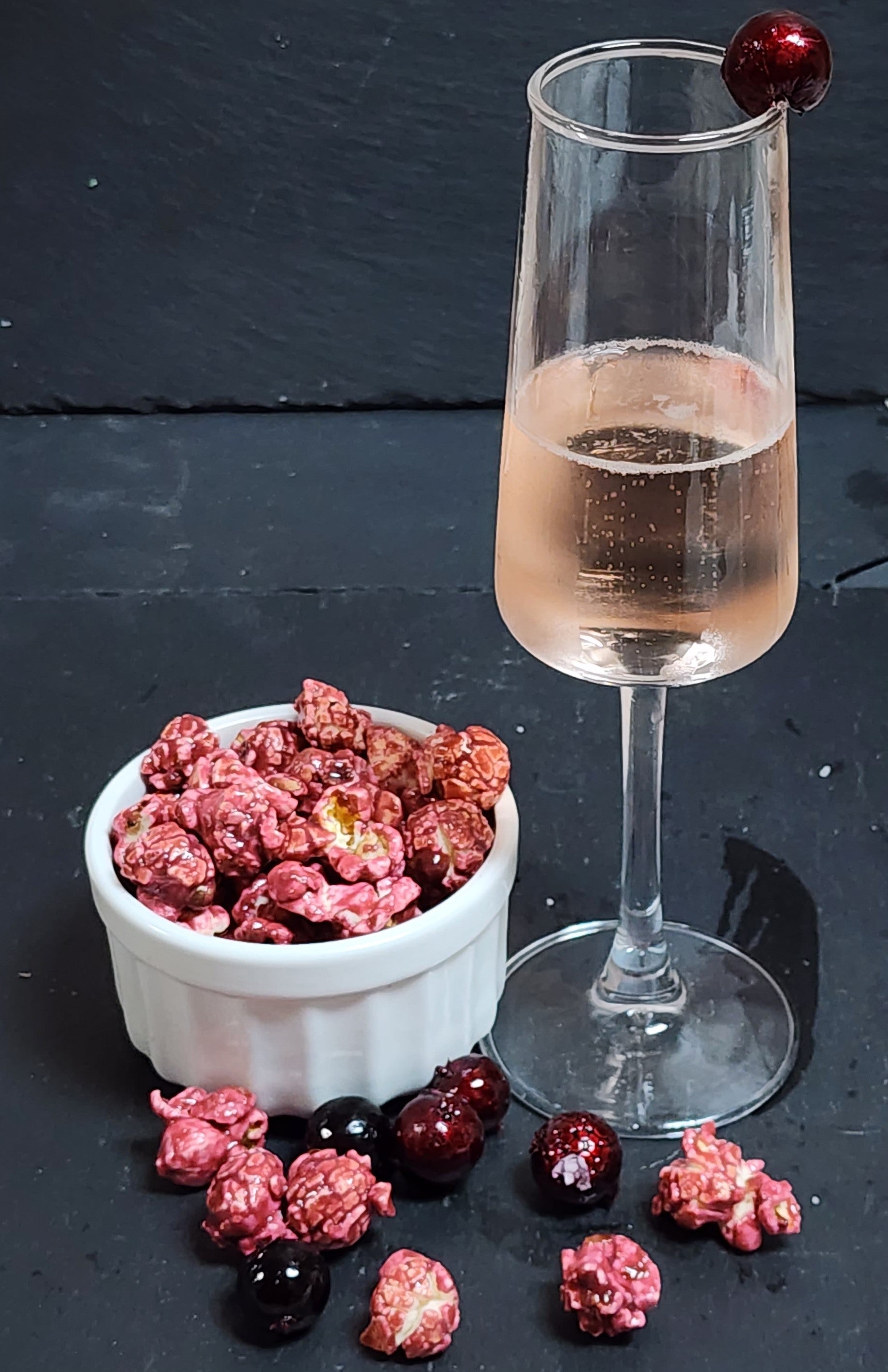 Sparkling Cranberry Popcorn