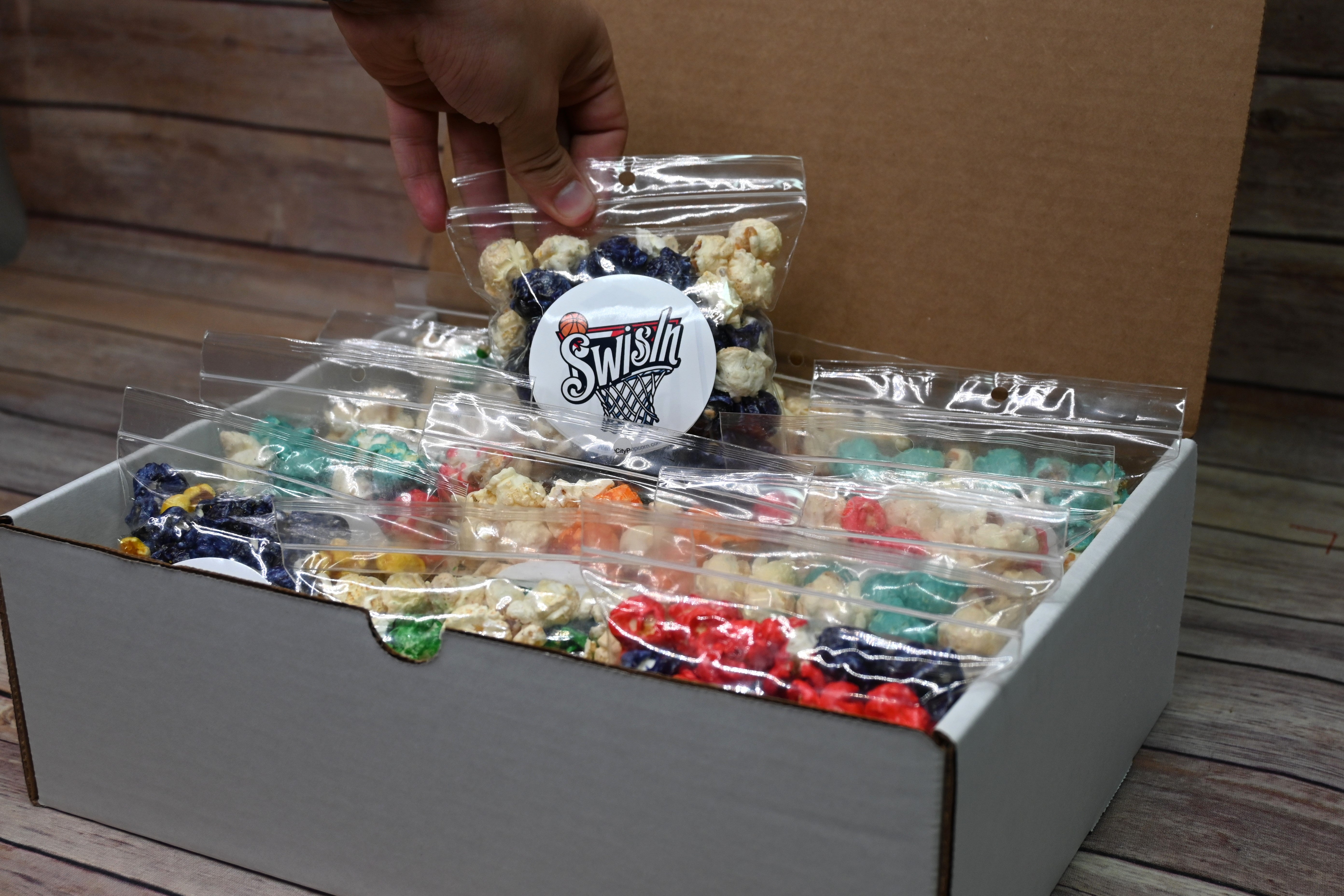 Popcorn Madness Party Favor Pack of 12 - Vanilla