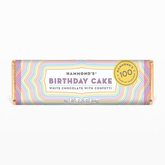 Hammond's Birthday Cake - White Chocolate Bar
